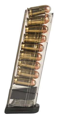 ETS Group GLK429 380 ACP 9rd Extended Magazine - Fits Glock 42 - Clear Polymer — view 2