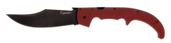 Cold Steel Espada XL 7.5" Folding Trailing Point Plain AUS-10A Ruby Red G10 Handle — view 2
