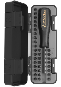 Wheeler SpaceSaver Screwdriver Set 36-Piece Black — view 2