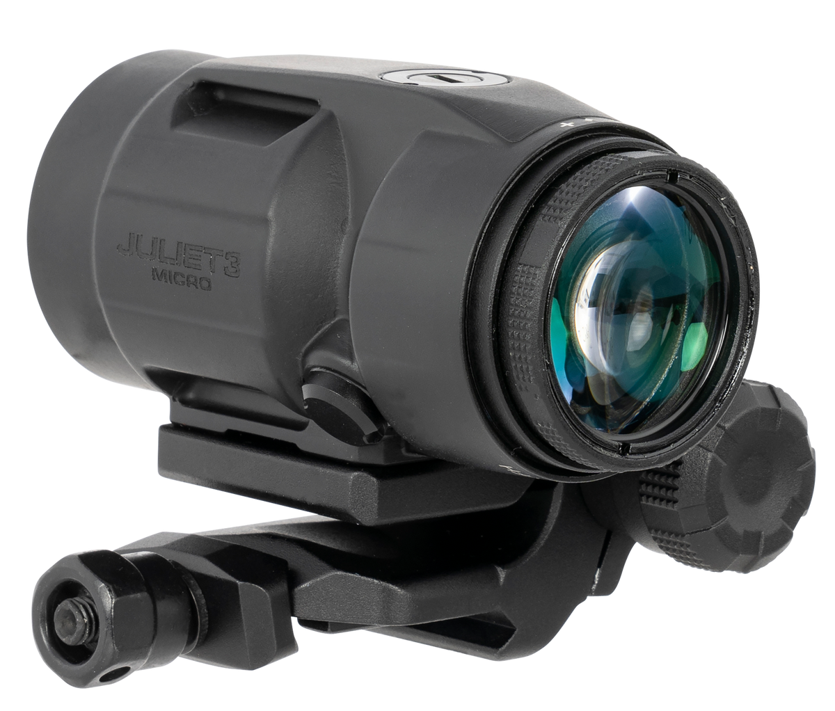 Sig Sauer Electro-Optics Juliet3-Micro 3x 22mm Magnifier Black 90-Degree Push Button Flip-to-Side Mount — view 2