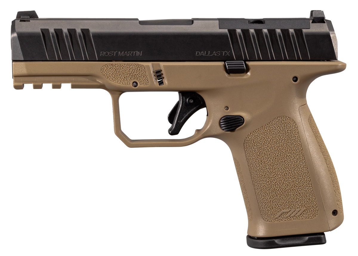 Rost Martin RM1C 9mm Luger 4" 10+1 Striker-Fired Pistol - FDE Frame - CA Compliant — view 2