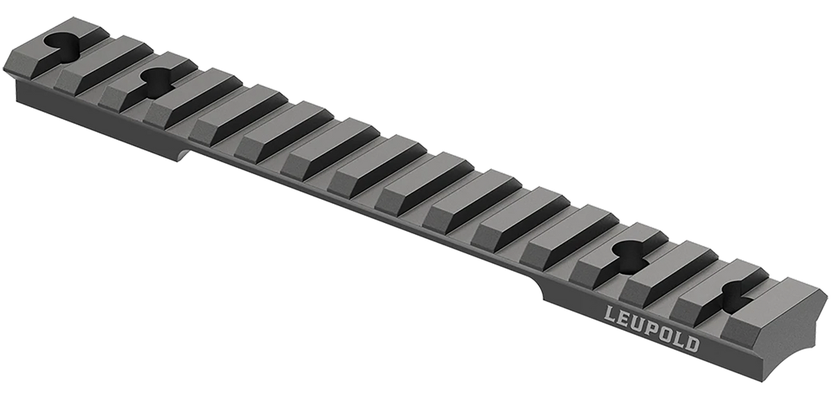 Leupold BackCountry Cross-Slot 1-Piece Scope Base Matte Black Aluminum - Savage 110 Short Action — view 2