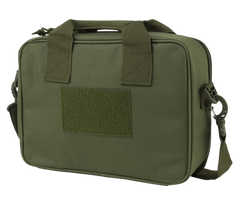 NcSTAR VISM Double Pistol Range Bag w/Mag Pouches Lockable - Green — view 2