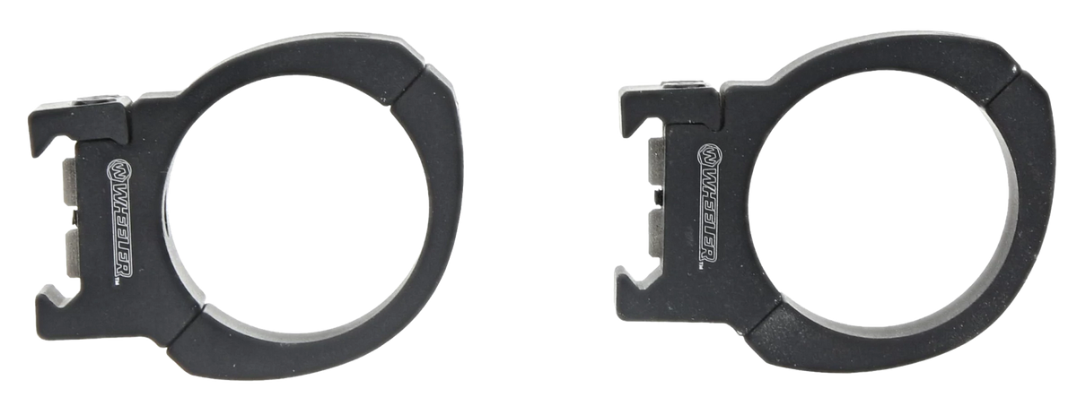 Wheeler Sporter Scope Rings 34mm Medium Black Bi-Weaver — view 2