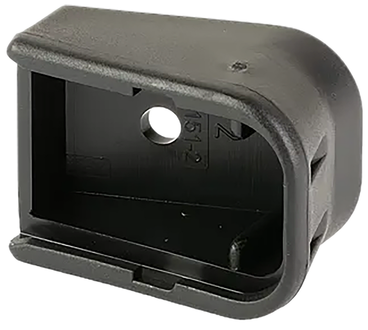 Glock Plus Two Magazine Floor Plate 9mm/40 S&W/357 Sig/45 ACP Black Polymer — view 2