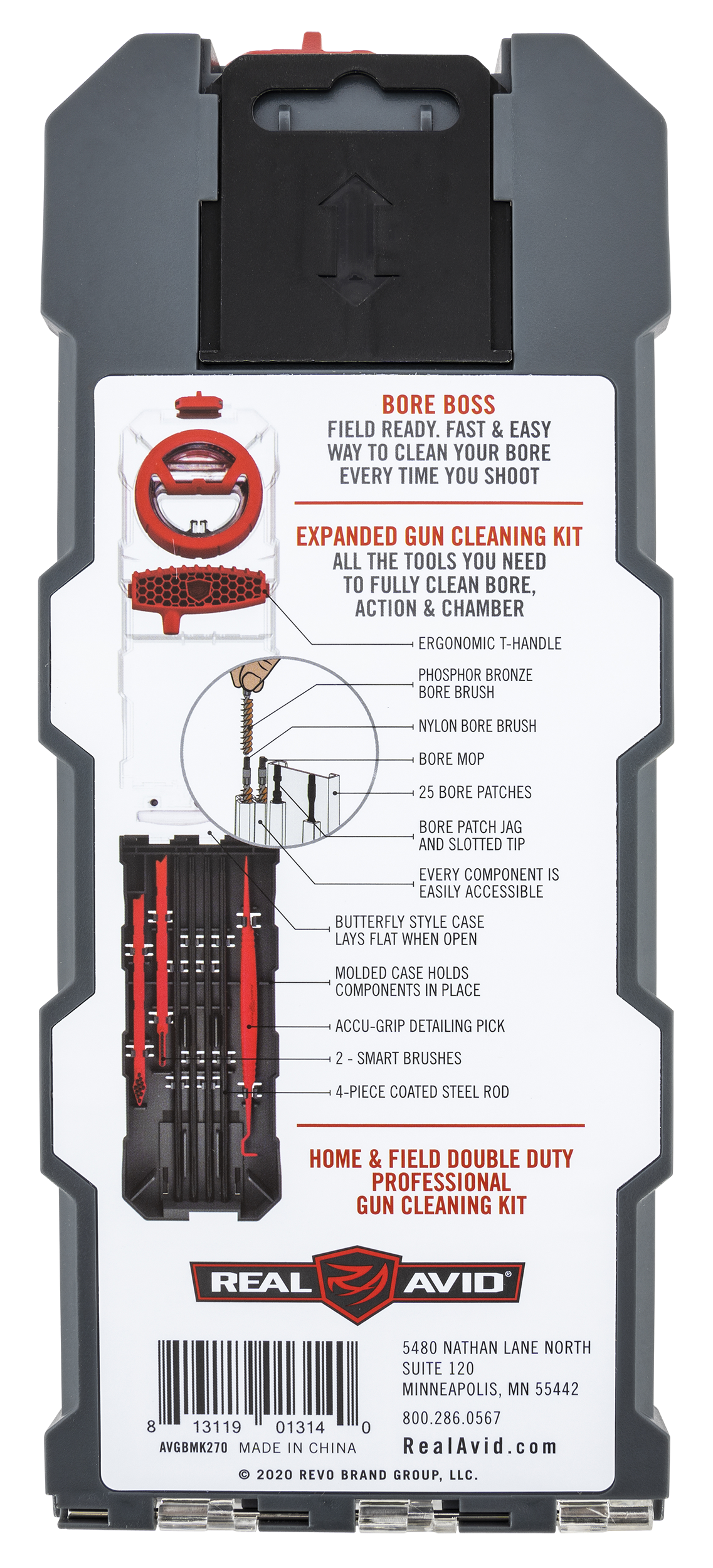 Real Avid Gun Boss Multi-Kit 270/280/7mm Rifle Cleaning Kit — view 2