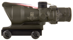 Trijicon ACOG 4x32mm Illuminated Red Chevron .223/5.56 BDC Riflescope - OD Green — view 2