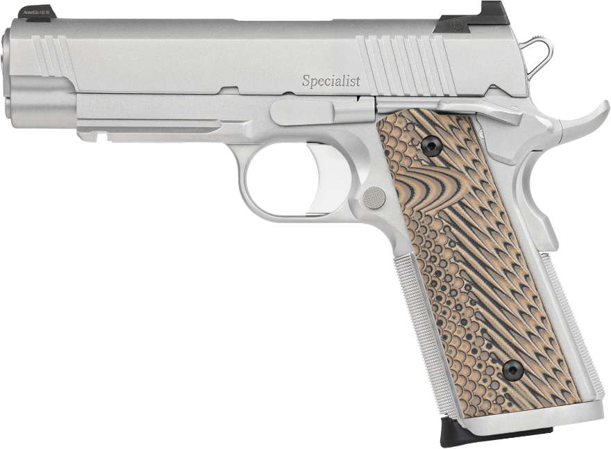 Dan Wesson Specialist Commander 45 ACP 4.25" 8+1 Semi-Auto Pistol - Stainless — view 2