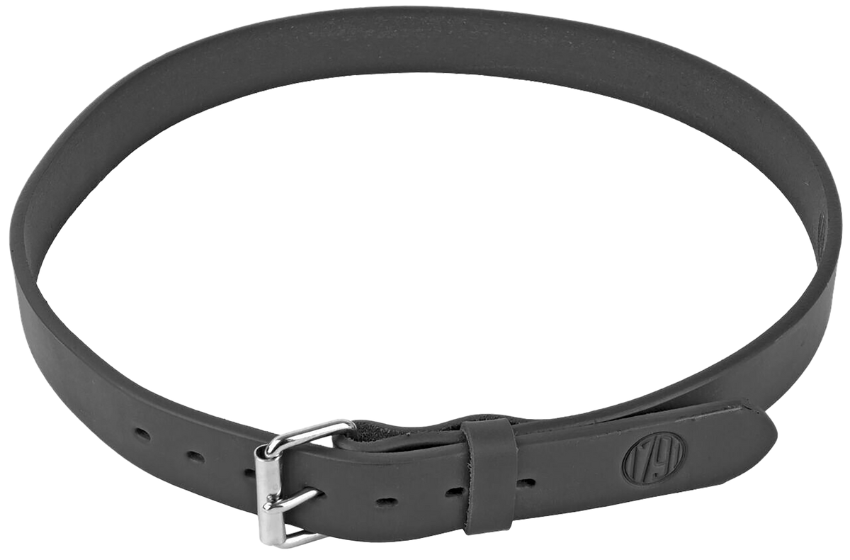 1791 Gunleather BLT-01 Gun Belt Stealth Black Leather 40/44 1.50" Buckle Closure — view 2