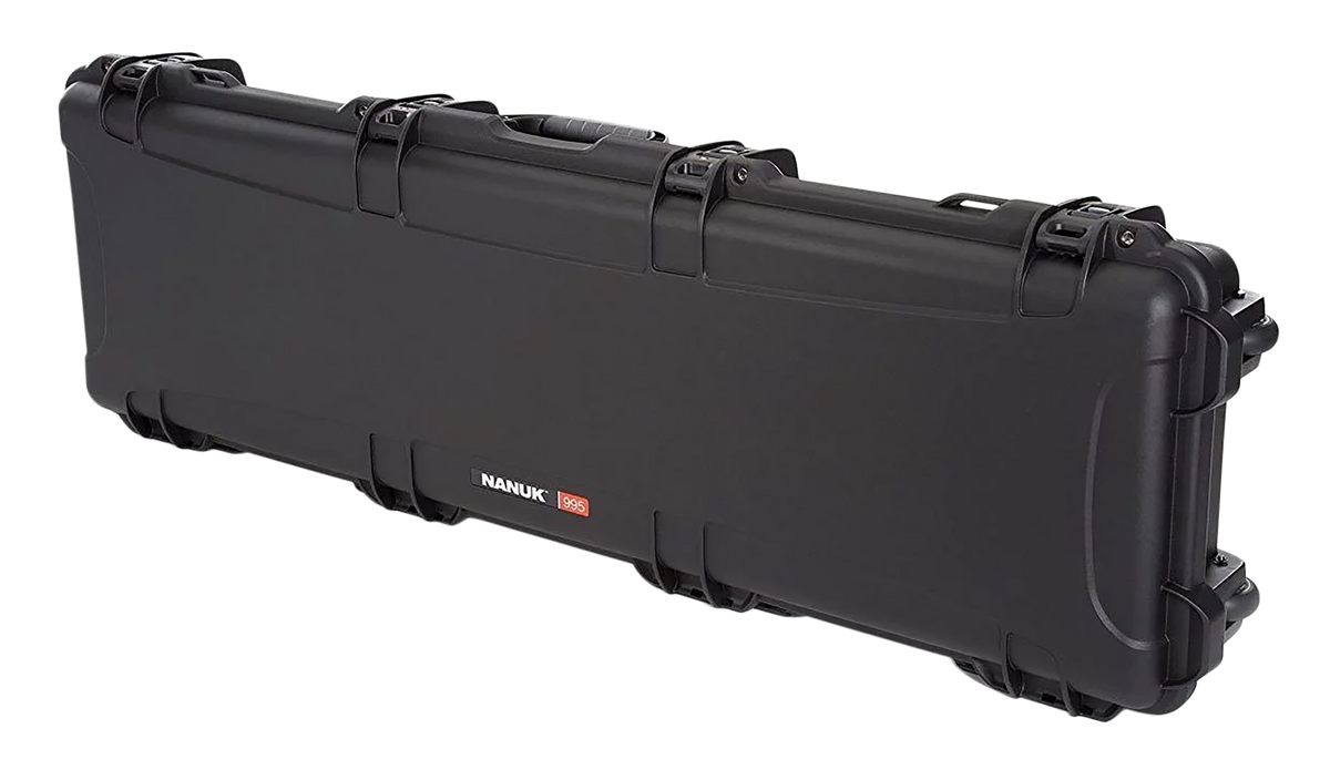 Nanuk 995 52" Waterproof Hard Rifle Case Black NK-7 Resin Foam Padded — view 2
