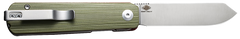 Civivi Knives Sendy 2.83" Spey Point Satin Nitro-V Green G10 Folding Knife — view 2