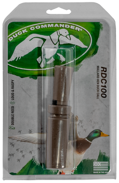 Duck Commander RDC100 Open Call Double Reed Mallard Hen Duck Call - Gray Plastic — view 2