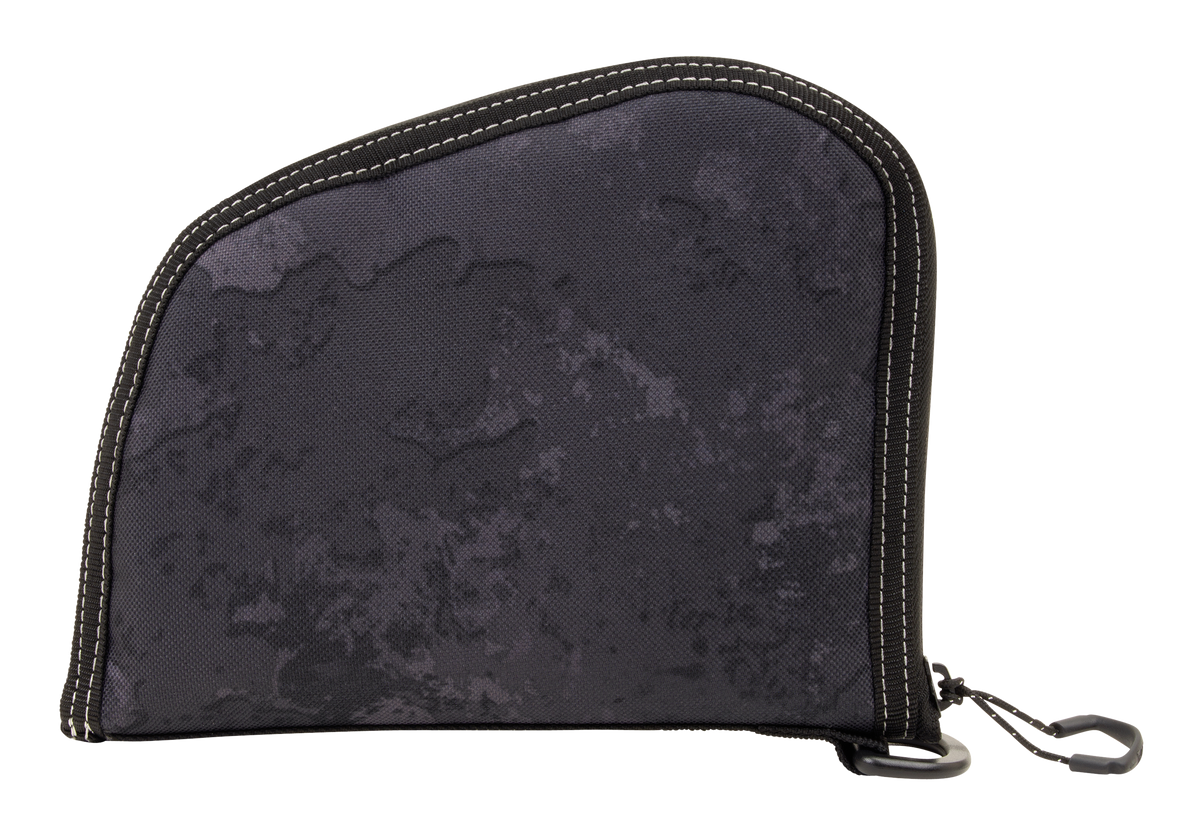 Girls With Guns Midnight 8" Handgun Case Black/Shade Blackout Camo - Locking Zipper — view 2