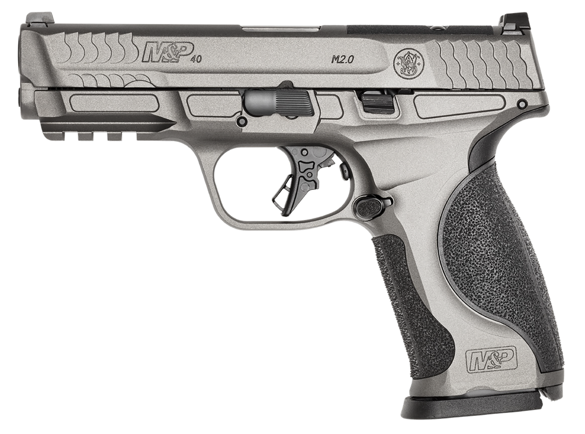 Smith & Wesson M&P40 M2.0 Metal OR 40 S&W 4.22" 15+1 Striker-Fired Pistol - Tungsten Gray — view 2