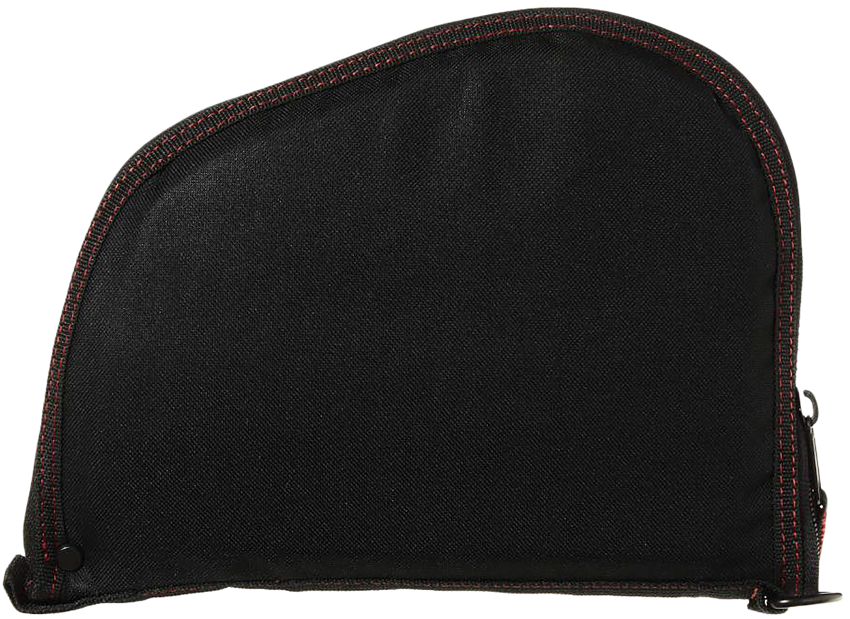 Allen 7738 Auto-Fit Handgun Case 9" Black/Red Endura Foam Padded Lockable Zipper — view 2