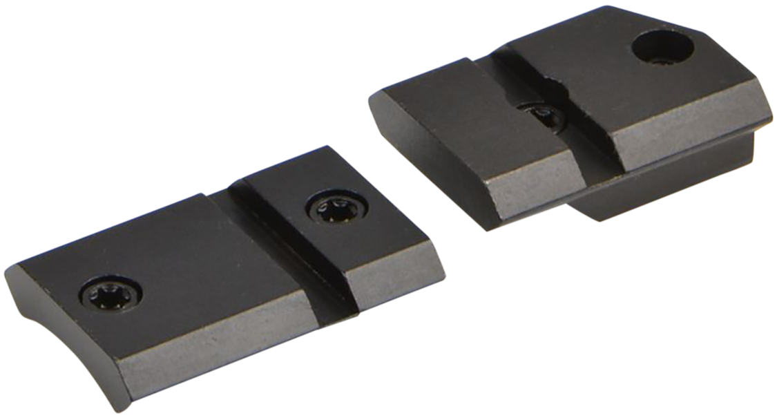 Warne Maxima 2-Piece Steel Mauser 98 Unaltered Matte Black Scope Base — view 2