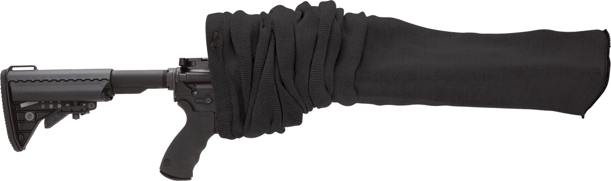 Tac Six 13247 Tactical Rifle Gun Sock 47" Silicone-Treated Black — view 2