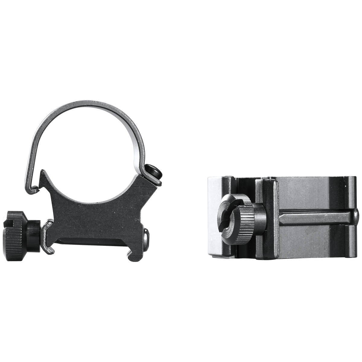 Weaver Mounts 49042 Detachable Top Mount Rings 1" High Matte Black Aluminum - Quick Detach — view 2