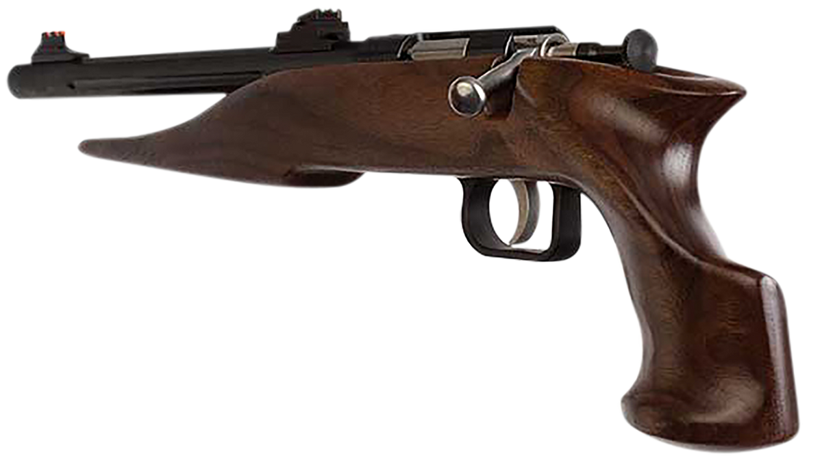 Chipmunk 40001 Hunter 22 S/L/LR 9" Single-Shot Bolt Action Pistol - Threaded Blued Barrel, Walnut Frame — view 2