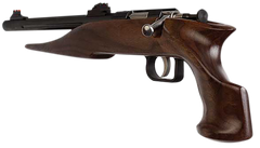 Chipmunk 40001 Hunter 22 S/L/LR 9" Single-Shot Bolt Action Pistol - Threaded Blued Barrel, Walnut Frame — view 2