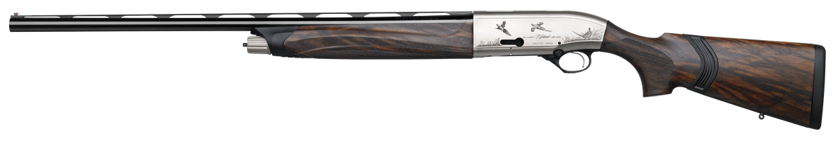 Beretta A400 Upland 12 Gauge 26" 3" 2+1 Semi-Auto Shotgun - Nickel Engraved Walnut Kick-Off — view 2
