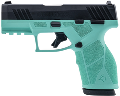 Taurus GX2 9mm Luger 3.37" 10+1 Striker Fire Semi-Auto Pistol - Cyan Polymer Frame / Black Serrated Slide — view 2