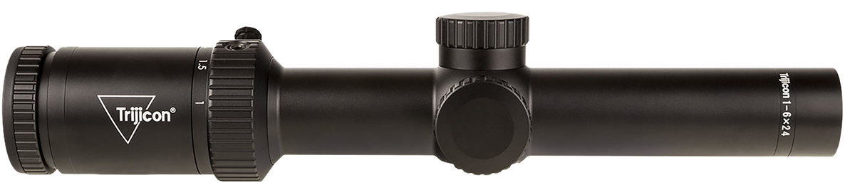 Trijicon Credo HX 1-6x24mm 30mm Tube Illuminated Green MOA Segmented Circle Riflescope - Satin Black — view 2