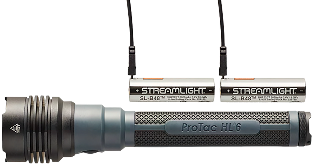 Streamlight ProTac HL 6 88132 Flashlight 450/1500/5300 Lumens White LED Black Anodized — view 2