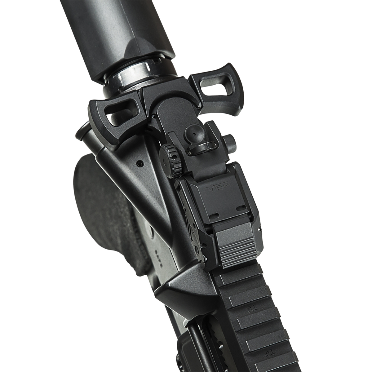 NcStar VMARFLC Pro Series Flip Up Front and Rear AR-15 Sights - Black — view 2