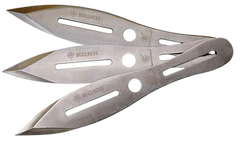 Smith & Wesson Bullseye Throwing Knives 5" Spear Point 10" OAL - 3-Pack — view 2