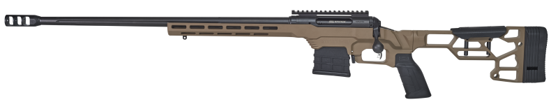 Savage 110 Precision 300 Win Mag 24" 5+1 Bolt-Action Rifle - Left Hand - FDE Cerakote Chassis — view 2