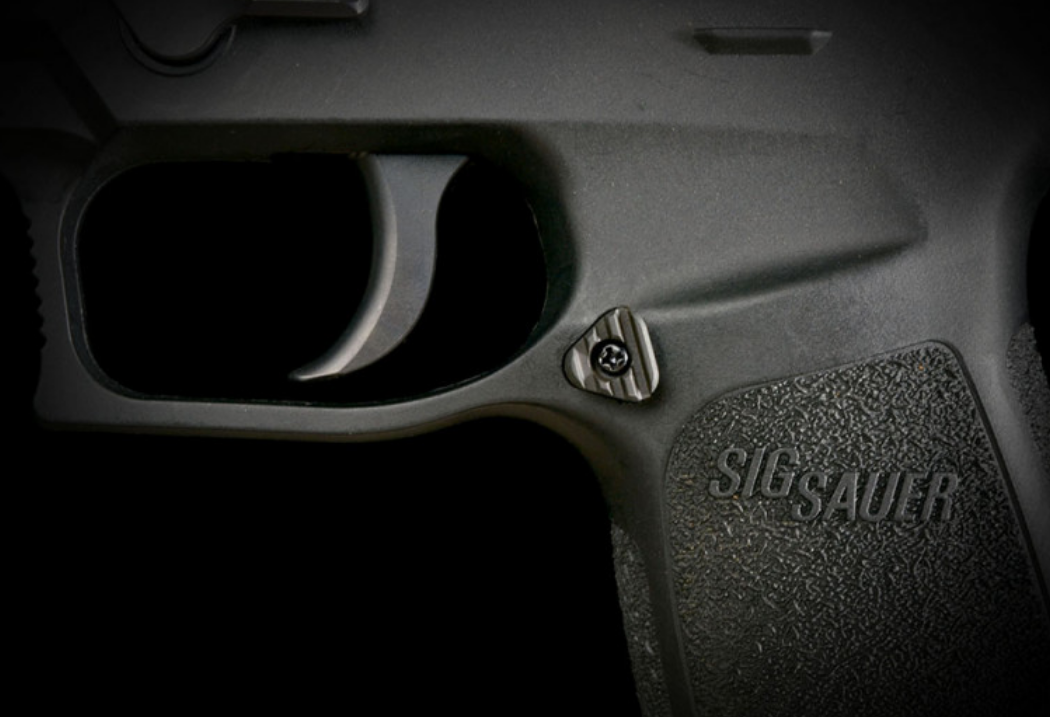 Strike Industries P320MMR Modular Magazine Release Sig P320 Black Stainless Steel — view 2