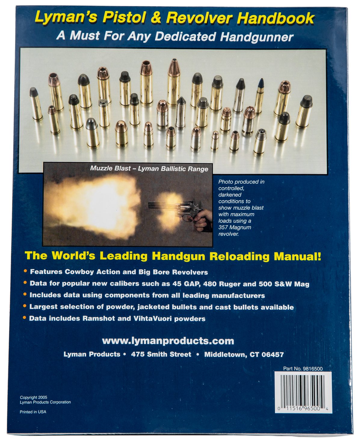 Lyman Pistol & Revolver Reloading Handbook 3rd Edition — view 2