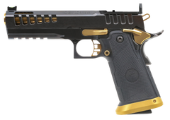 Watchtower Firearms Demolitia Elite 9mm Luger 5" 20+1 Semi-Auto Pistol - Gold/Graphite PVD — view 2