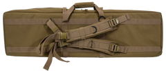 G*Outdoors Double Rifle Case 42" 600D Polyester FDE - 2 Pistol Sleeves, MOLLE & Lockable Zippers — view 2