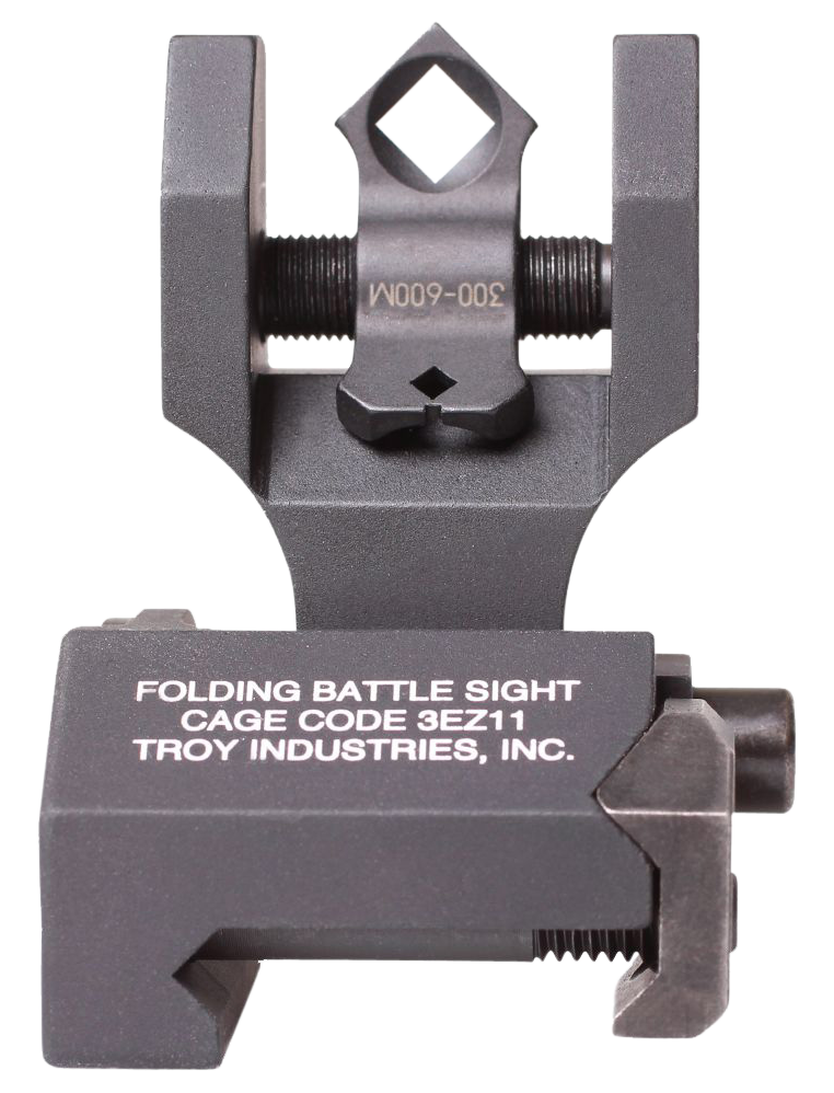 Troy Industries Rear Folding BattleSight Dioptic AR-15 - Black Hardcoat Anodized — view 2
