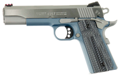Colt Mfg 1911 Competition 9mm Luger 5" 9+1 SAO Pistol - Blue Titanium — view 2
