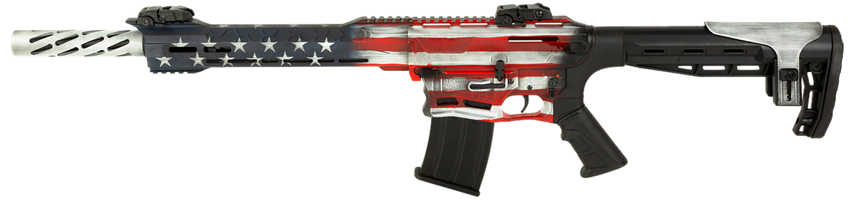Citadel Boss-25 12 Gauge 3" 18.75" 5+1 Semi-Auto AR-Style Shotgun - American Flag Cerakote — view 2
