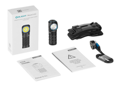 Olight Perun 3 Mini CW 1250 Lumen Right-Angle LED Headlamp - Black — view 2