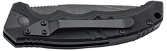 Boker Plus Intention II 3.07" Tanto Plain D2 Black G10 Automatic Folding Knife — view 2