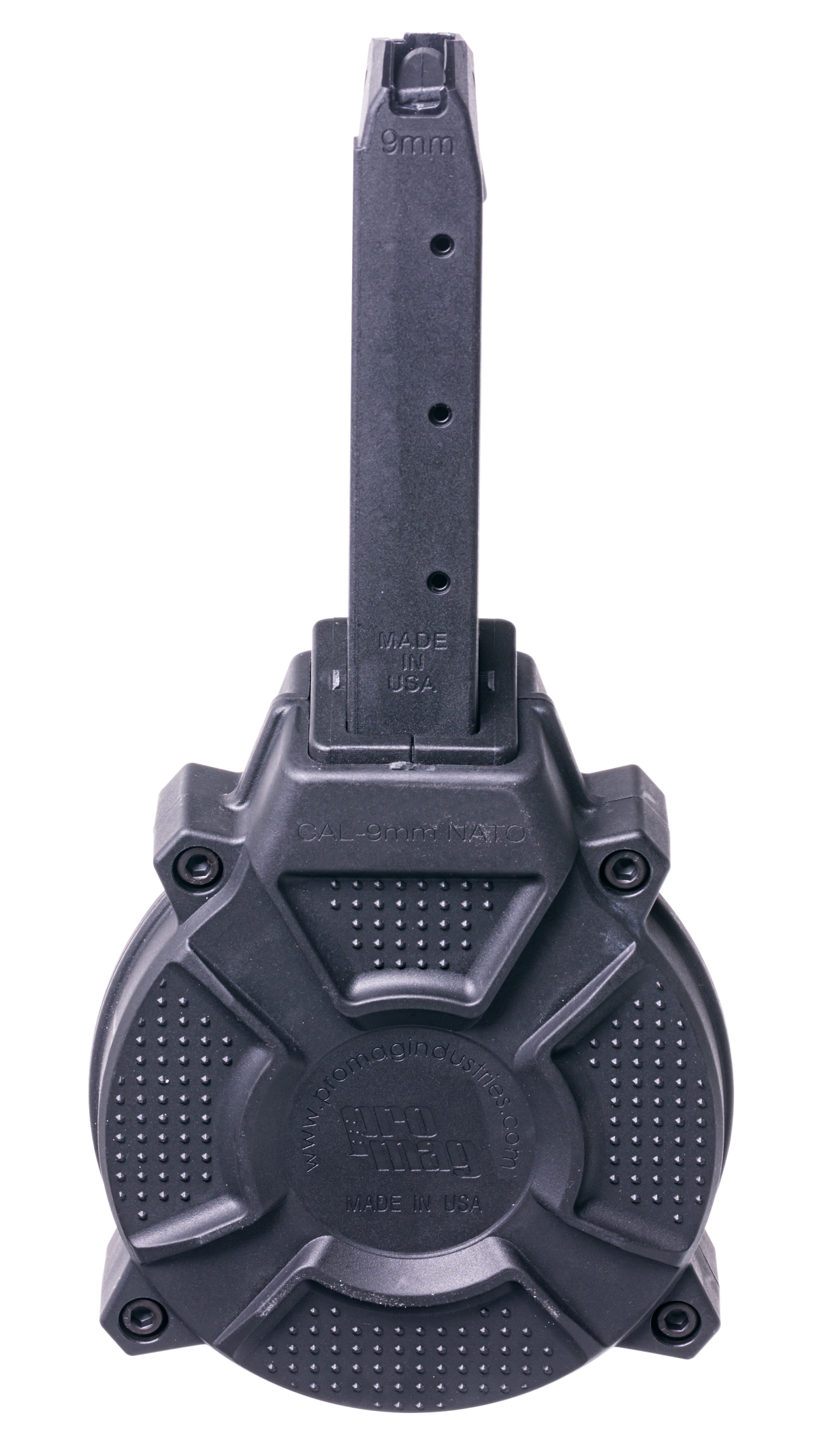 ProMag DRMA11 Standard 9mm Luger 50-Rd Drum Magazine for Glock 17/19 Black Polymer — view 2