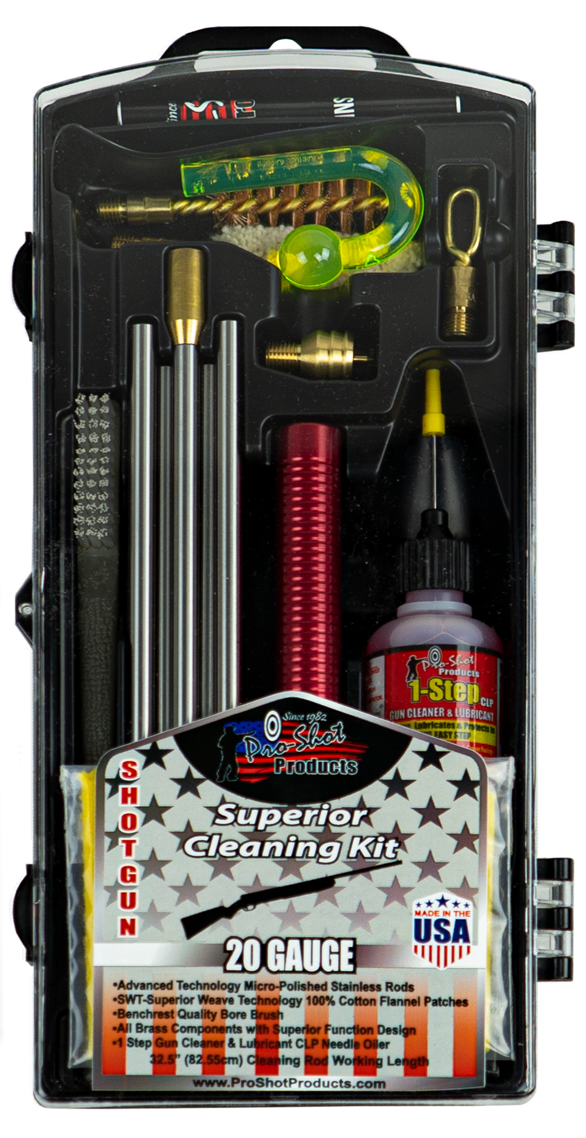 Pro-Shot S20KIT Classic Shotgun Cleaning Kit 20 Gauge — view 2
