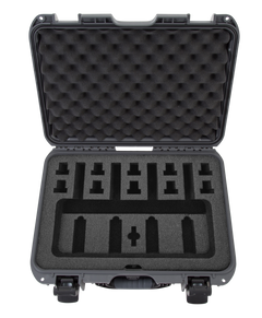 Nanuk 925 4-Up Pistol Case Waterproof Graphite Resin w/ Closed-Cell Foam — view 2