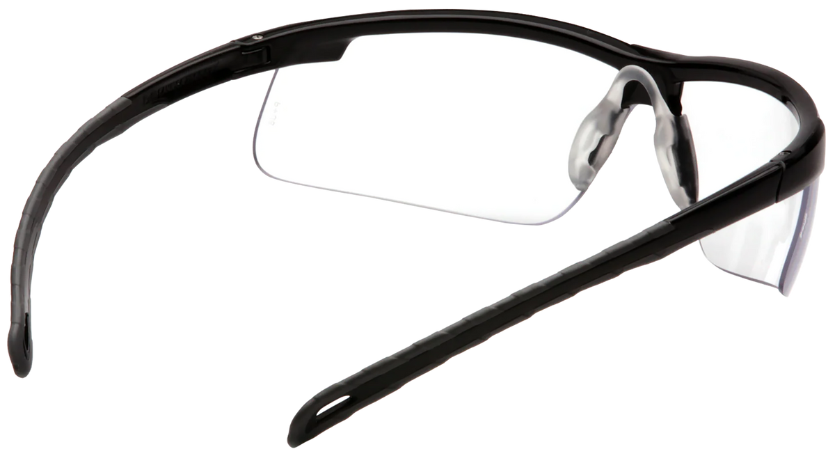 Pyramex Everlite Safety Glasses Clear Anti-Fog Lens Black Frame — view 2