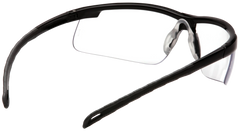 Pyramex Everlite Safety Glasses Clear Anti-Fog Lens Black Frame — view 2