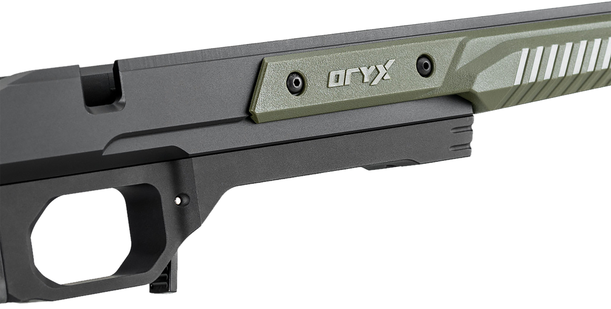 MDT Sporting Goods Oryx Sportsman Chassis OD Green Aluminum 32.25" Short Action RH - Fits Remington 700 — view 2