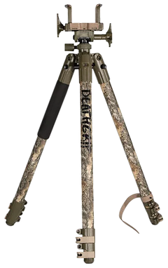 Bog-Pod DeathGrip Aluminum Shooting Tripod 7"-59" Realtree EXCAPE Camo — view 2