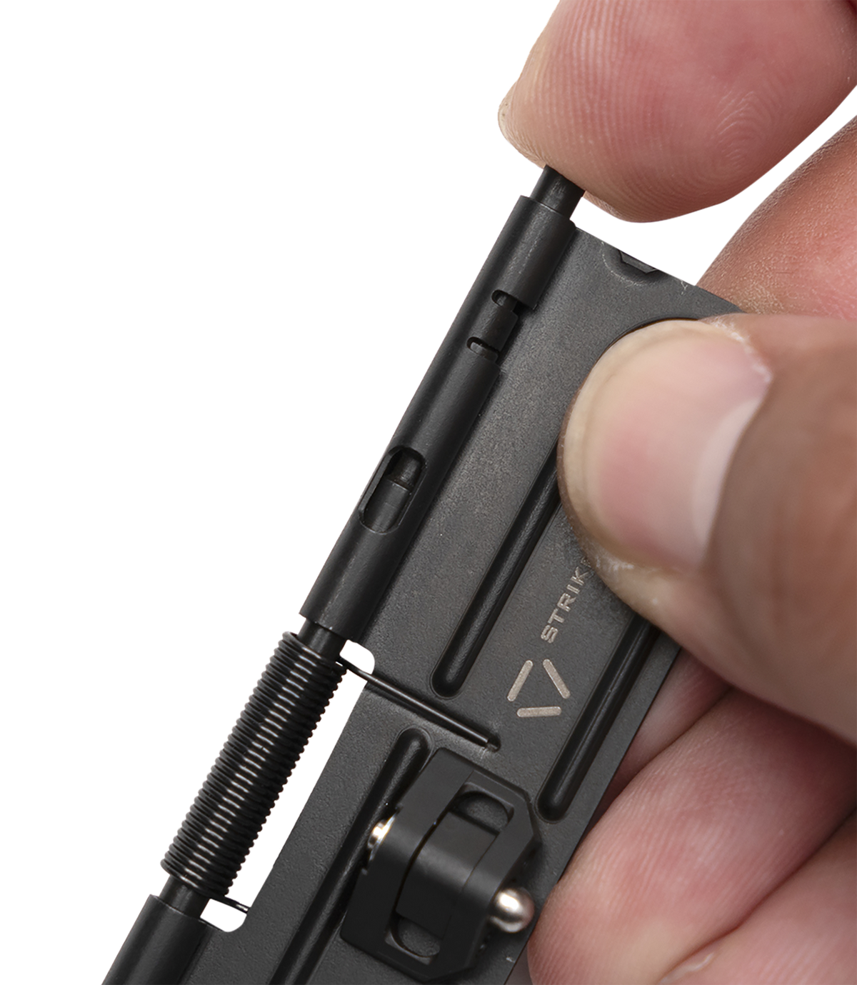 Strike Industries Stamped Dust Cover AR-15 Black Steel 3.35" — view 2