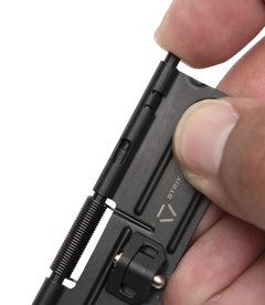 Strike Industries Stamped Dust Cover AR-15 Black Steel 3.35" — view 2