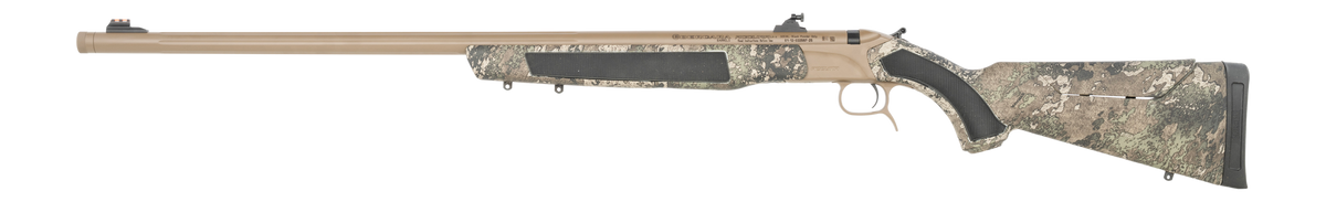 CVA Accura LR-X 45 Cal 30" 1-Rd Break-Open Muzzleloader - TrueTimber Strata / FDE Cerakote — view 2
